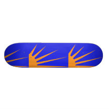 Sonnendurchbruch, politische Flagge Kolumbiens Skateboard Brett