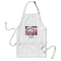 Sonnenschein oben kochen! Schürze rosa blühender B