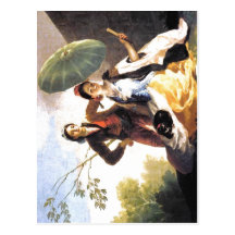 Sonnenschirm Espa Francisco de Goya The? ol: 1776- Postkarte