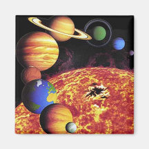 Sonnensystem-Planeten-Magnet Kühlschrankmagnet