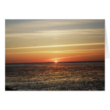 Sonnenuntergang am Meer Watt Ebbe Karten