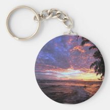 Sonnenuntergang am Strand Schlüsselanhänger