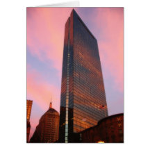 Sonnenuntergang auf dem Hancock-Turm Karte
