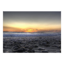 Sonnenuntergang auf dem Wasser Individuelle Ankündigskarten