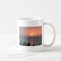 Sonnenuntergang-Becher Kaffeetasse