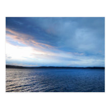 Sonnenuntergang, Hauben-Kanal-Postkarte