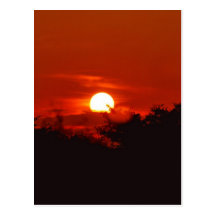 Sonnenuntergang im Paradies Postkarten