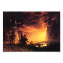 Sonnenuntergang im Yosemite-Tal-Foto-Druck