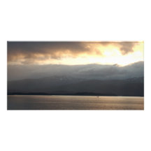 Sonnenuntergang in Alaska-Foto Individuelle Foto Karten