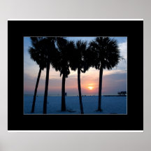Sonnenuntergang in Clearwater, Florida Poster