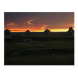 Sonnenuntergang in den Ödländern Postkarten