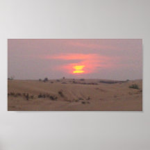 Sonnenuntergang in Dubai Posterdruck