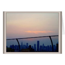 Sonnenuntergang in meiner Landstraße Karten