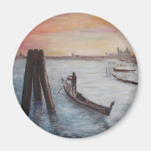 Sonnenuntergang in Venedig Magnete