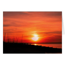 Sonnenuntergang-Karte