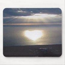Sonnenuntergang-Liebe Mousepads