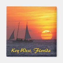 Sonnenuntergang-Magnet Kühlschrankmagnet