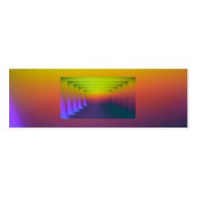 Sonnenuntergang-Pastell-Lesezeichen Visitenkarten Vorlagen
