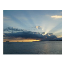 Sonnenuntergang Postkarte