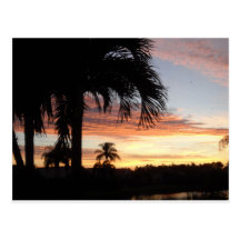 Sonnenuntergang Postkarte