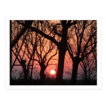 Sonnenuntergang Postkarte