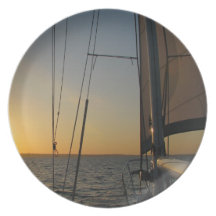 Sonnenuntergang-Segel Party Teller