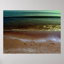 Sonnenuntergang-Strand Posterdrucke