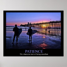 Sonnenuntergang-Surfer-Gedulds-Plakat