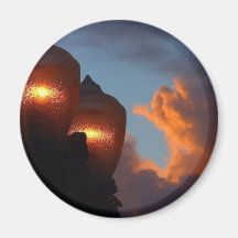 Sonnenuntergang vom Balboa-Park Kühlschrankmagnet