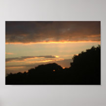 Sonnenuntergänge von meinem Fenster Posterdrucke