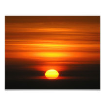 Sonnenuntergangplakat Fotodruck