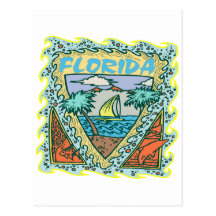Sonnige Florida-Ferien Postkarte
