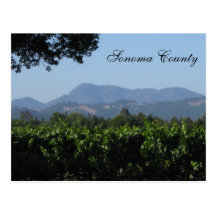 Sonoma-Landschaft! Postkarte