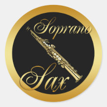 SOPRAN-SAXOPHON STICKERS