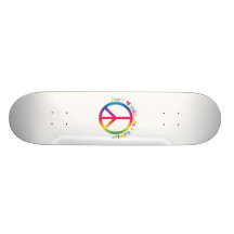 Sorgen Sie sich nicht… ist ein Hippie Personalisiertes Skatedeck