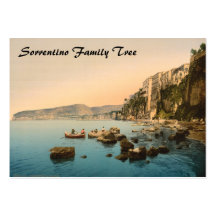 Sorrent durch das Meer, Neapel, Kampanien, Italien Visitenkarte