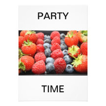 Sortierte frische Frucht PARTY-ZEIT Einladung