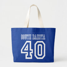 South Dakota 40 Tote Bag