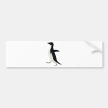 Sozial ungeschickter Pinguin Autoaufkleber