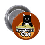 Spaghetti-Katze Anstecknadel
