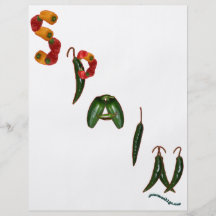 Spanien-Chili-Paprikaschoten Flyer