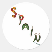 Spanien-Chili-Paprikaschoten Stickers