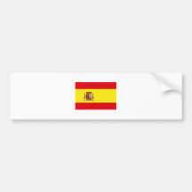 Spanien-FLAGGE International Autoaufkleber