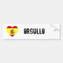 Spanien orgullo autoaufkleber