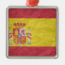 Spanische Flagge Weihnachtsornament