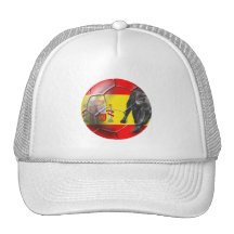 Spanische Flaggen-Fußball Spanien-Fußballgeschenke Trucker Mütze