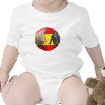 Spanische Flaggen-Fußball Spanien-Fußballgeschenke Body