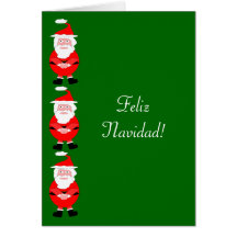 Spanische Weihnachtskarte Sankt Feliz Navidad