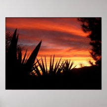 Spanischer Sonnenaufgang Plakatdruck