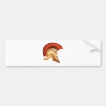 Spartanische Sturzhelmillustration Autosticker